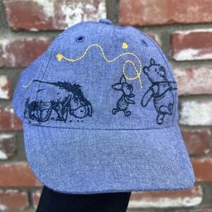 NWOT Disneyland Winnie the Pooh Embroidered 5-Panel Hat Baseball Cap